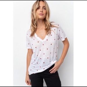 Rails Cara heart tee, sz Medium